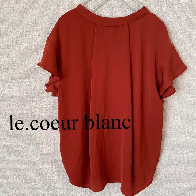 le.coeur blanc(ルクールブラン)のle.coeur blanc ブラウス レディースのトップス(シャツ/ブラウス(半袖/袖なし))の商品写真