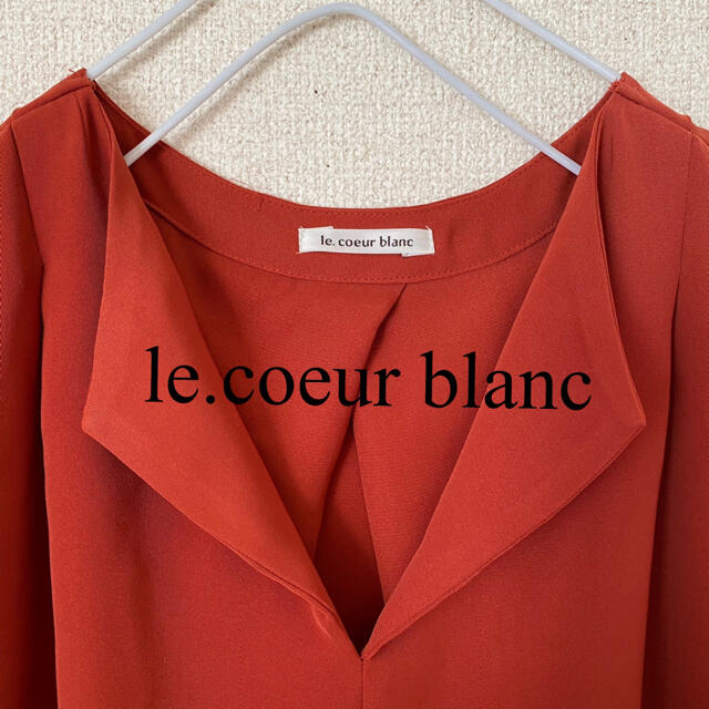 le.coeur blanc(ルクールブラン)のle.coeur blanc ブラウス レディースのトップス(シャツ/ブラウス(半袖/袖なし))の商品写真