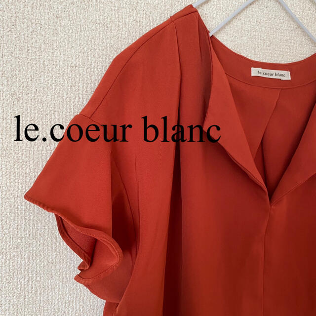 le.coeur blanc(ルクールブラン)のle.coeur blanc ブラウス レディースのトップス(シャツ/ブラウス(半袖/袖なし))の商品写真