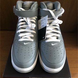 ナイキ(NIKE)の28.5cm Nike Air Force 1 Mid QS NYC Grey(スニーカー)