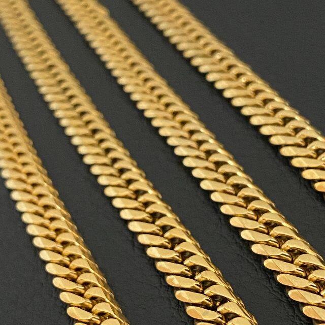 喜平 6面ダブル 60cm 40g ゴールド 18k 中留金具 喜平ネックレス メンズのアクセサリー(ネックレス)の商品写真