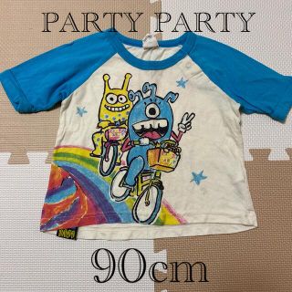 パーティーパーティー(PARTYPARTY)のPARTY PARTY 90cm ラグラン　ロンT(Tシャツ/カットソー)