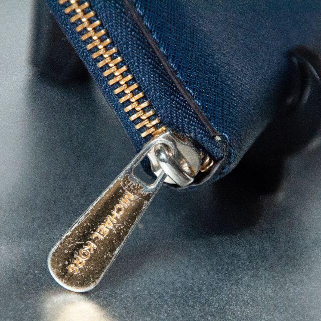 MICHAEL KORS マイケルコース 長財布 ラウンドジップ ネイビー MICHAEL KORS マイケルコース 長財布 ラウンドジップ ネイビー
