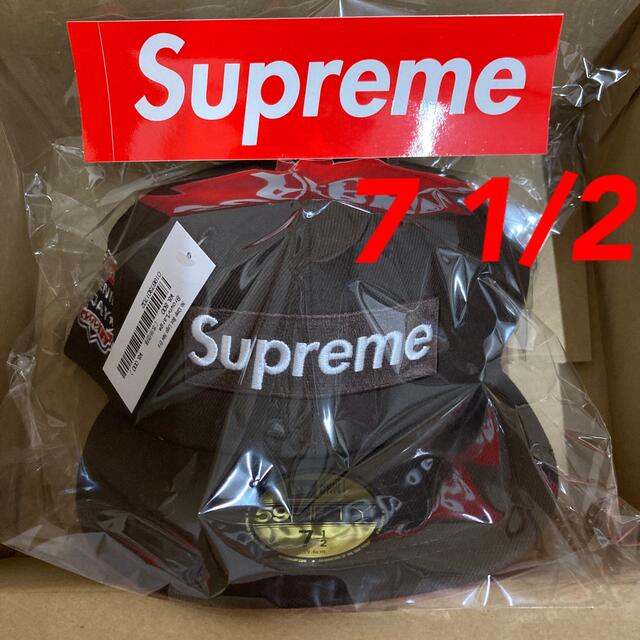 7-12状態supreme No Comp Box Logo New Era brown