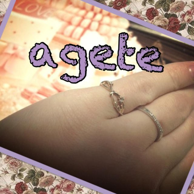 agete(アガット)の✟agete14k7号ゴールドトパーズ石 レディースのアクセサリー(リング(指輪))の商品写真