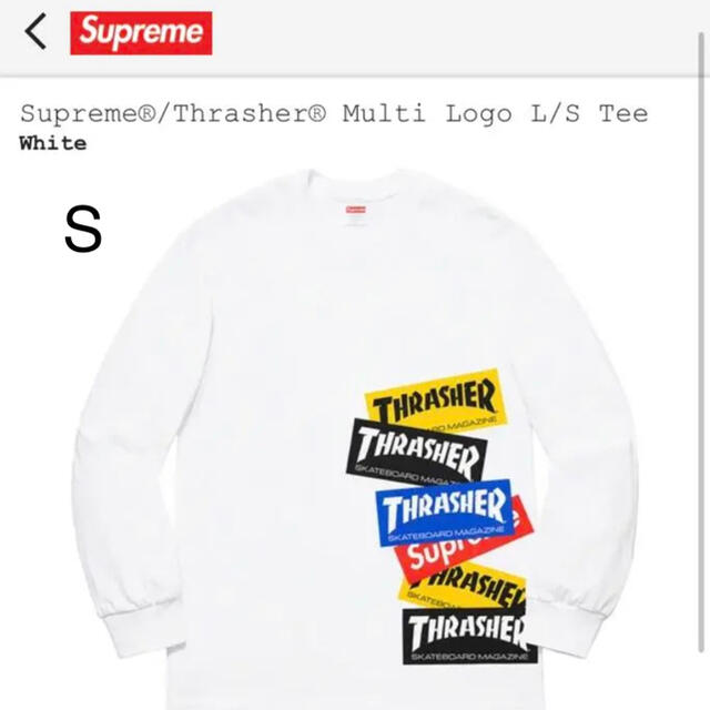 Supreme Thrasher Multi Logo L/S White Sのサムネイル