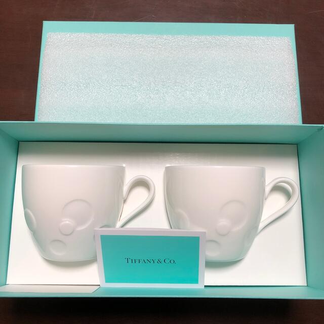 Tiffany & Co.(ティファニー)の新品未使用　ティファニー　ペアマグカップ インテリア/住まい/日用品のキッチン/食器(グラス/カップ)の商品写真