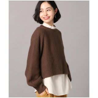 ローリーズファーム(LOWRYS FARM)の新品未使用★  ローリーズファーム　ニット　カノコショートプルオーバー(ニット/セーター)