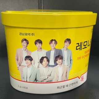 ボウダンショウネンダン(防弾少年団(BTS))のLEMONA レモナ BTS ハート缶 メンバー全員NEWバージョン　缶のみ(その他)