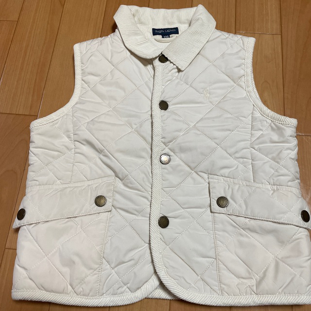 Ralph Lauren(ラルフローレン)のRALPH LAUREN キッズキルティングベスト　120 キッズ/ベビー/マタニティのキッズ服女の子用(90cm~)(ジャケット/上着)の商品写真