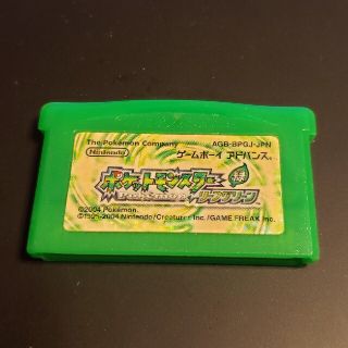 ゲームボーイアドバンス(ゲームボーイアドバンス)のポケットモンスター　リーフグリーン　GBA(携帯用ゲームソフト)