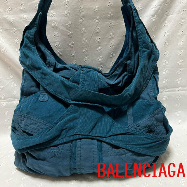 レディース【専用】 BALENCIAGA ショルダーバッグ コーデュロイ スエード