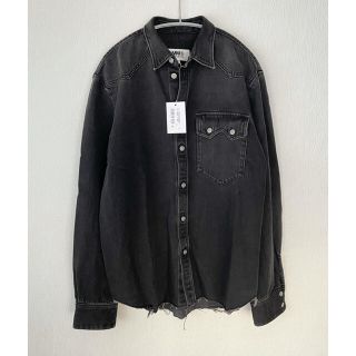 エムエムシックス(MM6)の【新品】MM6 MaisonMargiela デニムシャツ(シャツ/ブラウス(長袖/七分))