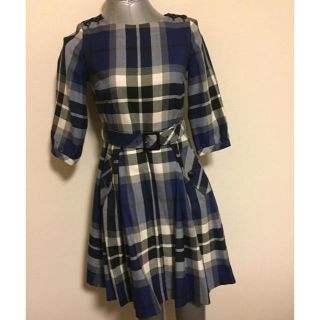 バーバリー(BURBERRY)のさや様 ブルーレーベルクレストブリッジ ワンピース 新品 (ひざ丈ワンピース)