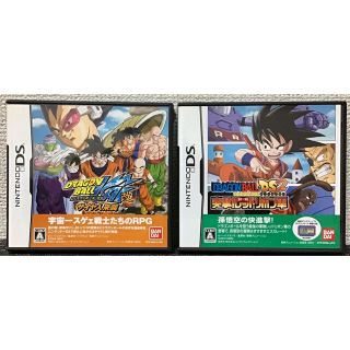 ニンテンドーDS(ニンテンドーDS)のDSソフト 2点セット ドラゴンボール改 ドラゴンボール まとめ売り カード付有(携帯用ゲームソフト)