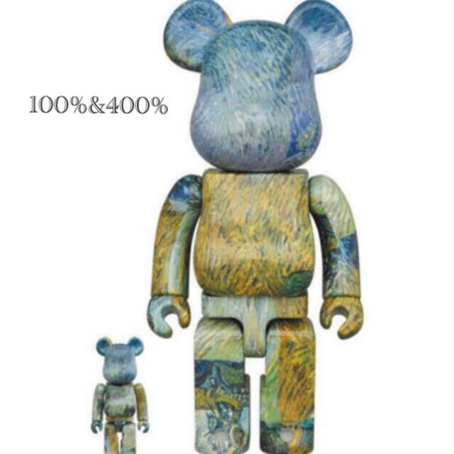 ゴッホ展記念 ベアブリック BE@RBRICK 100% 400%