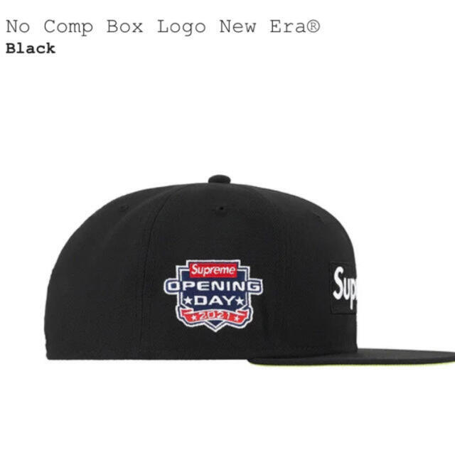 Supreme(シュプリーム)のNo Comp Box Logo New Era black 7-1/2 メンズの帽子(キャップ)の商品写真