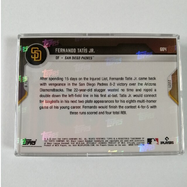 F・タティスjr 2021 TOPPS NOW 664 20枚セット 新品