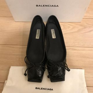 BALENCIAGA バレンシアガ フラットシューズ  黒 サイズ  37