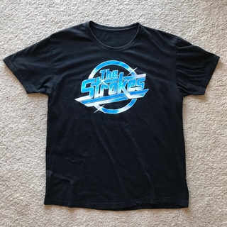 ヴィンテージ THE STROKES ストロークス　マグナロゴTシャツ　L(Tシャツ/カットソー(半袖/袖なし))
