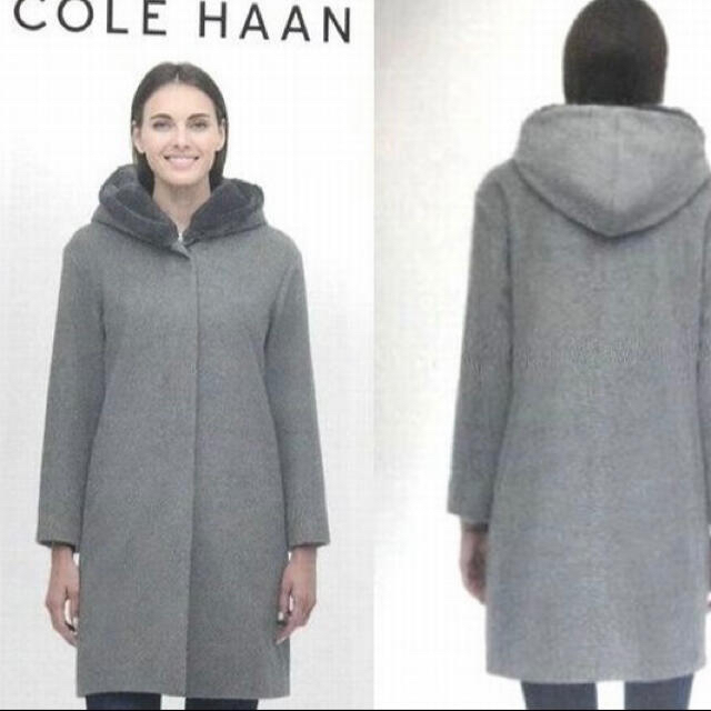 Cole Haan(コールハーン)の新品・未使用☆ COLE HAAN ☆フード付きウールコート　極暖❣️ Lサイズ レディースのジャケット/アウター(その他)の商品写真