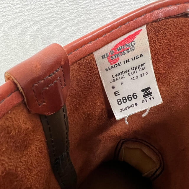 REDWING(レッドウィング)のRED WING レッドウィング 8866 ペコス 27cm 9 E 送料無料 メンズの靴/シューズ(ブーツ)の商品写真