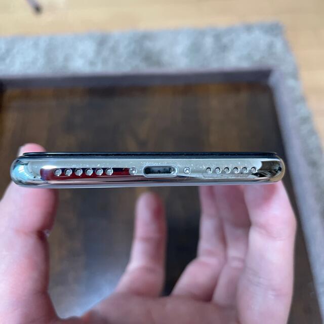 【美品】iPhoneX 64G シルバー バッテリー97%