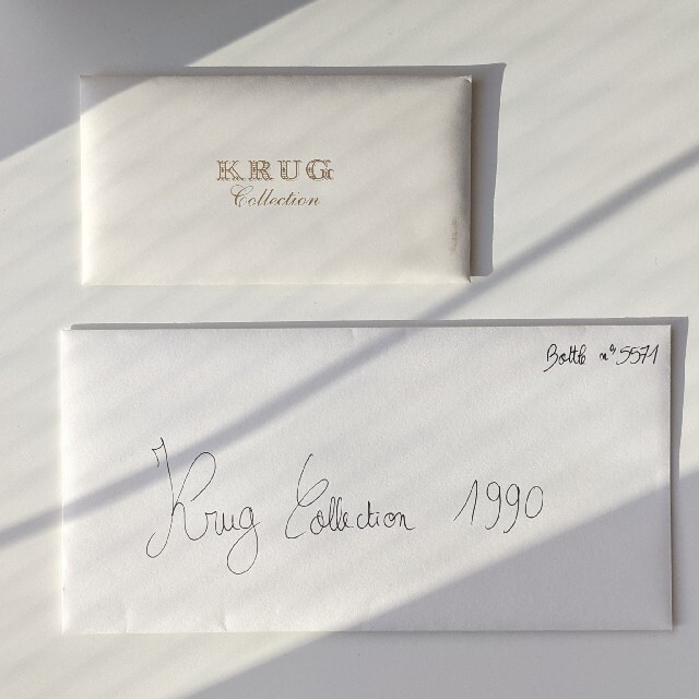 Krug(クリュッグ)のKRUG collection 1990 Champagne 食品/飲料/酒の酒(シャンパン/スパークリングワイン)の商品写真