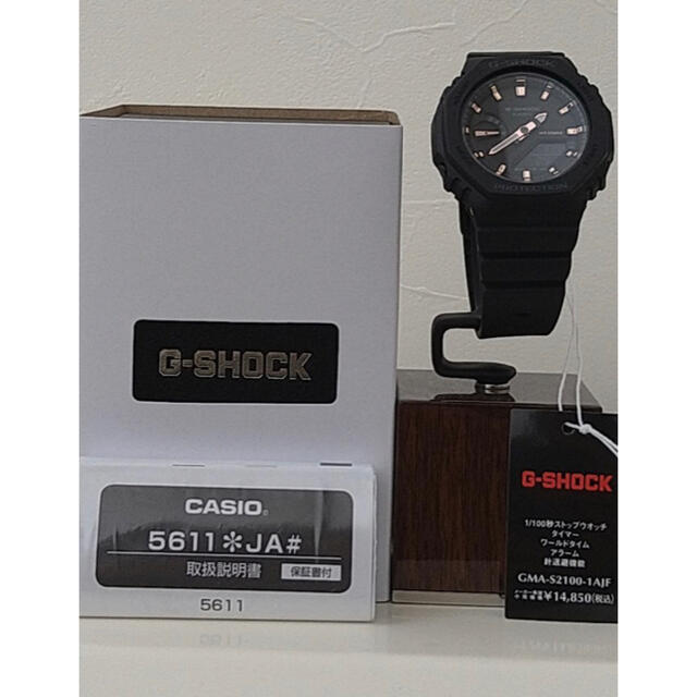 CASIO G-SHOCK GMA-S2100-1AJF ブラック