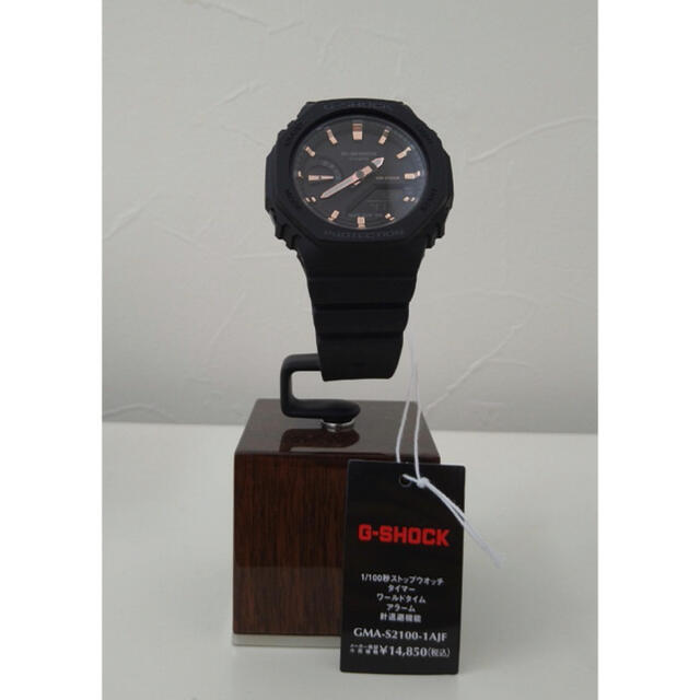 G-SHOCK(ジーショック)のCASIO G-SHOCK GMA-S2100-1AJF ブラック メンズの時計(腕時計(デジタル))の商品写真