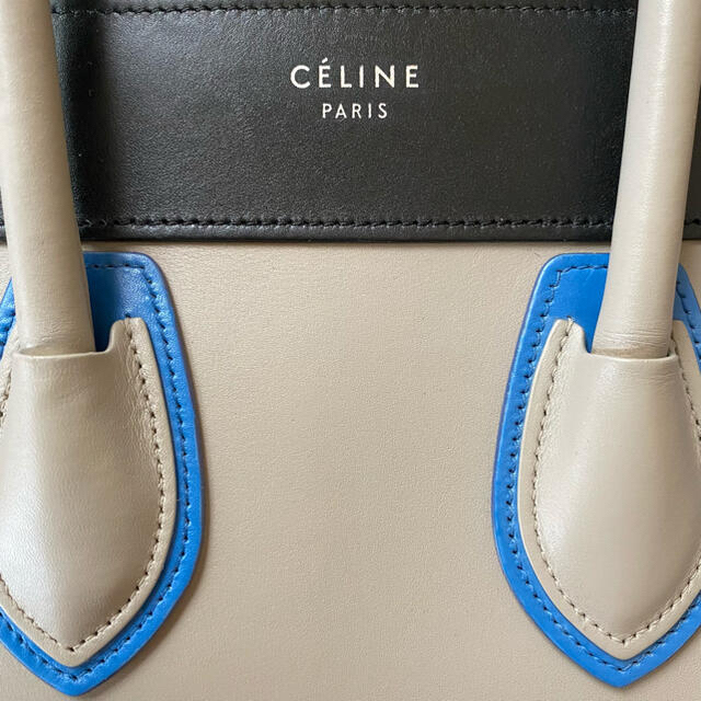 ✿CELINE✿ラゲージ マイクロショッパー トリコロール