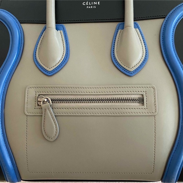 ✿CELINE✿ラゲージ マイクロショッパー トリコロール