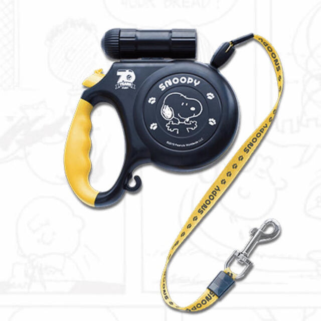 SNOOPY(スヌーピー)のスヌーピー ★ライト付き・伸縮リード★台湾限定 その他のペット用品(犬)の商品写真