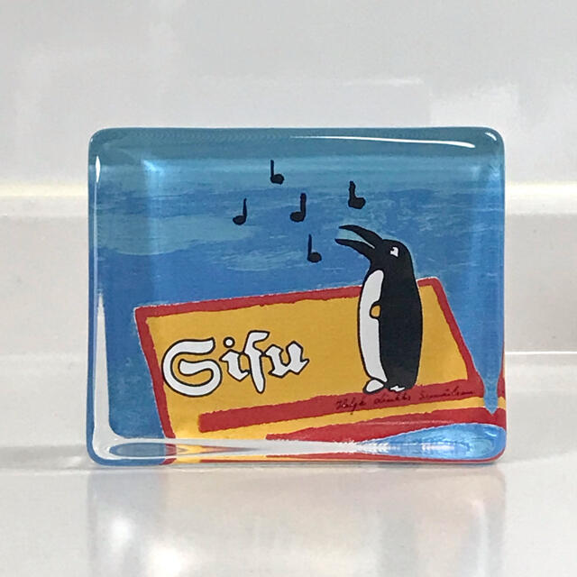 【希少品】iittala ヘルヤ ガラスカード "Sisu Penguin"