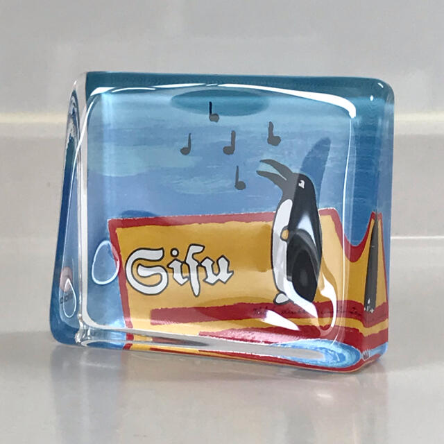 【希少品】iittala ヘルヤ ガラスカード "Sisu Penguin" 2