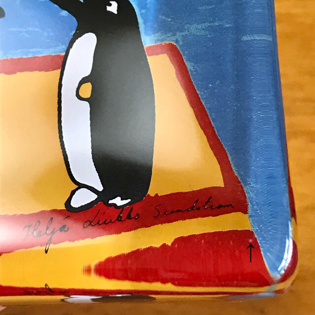 【希少品】iittala ヘルヤ ガラスカード "Sisu Penguin"