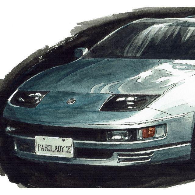 NC-781 Z32/300ZX Z31限定版画サイン額装作家平右ヱ門