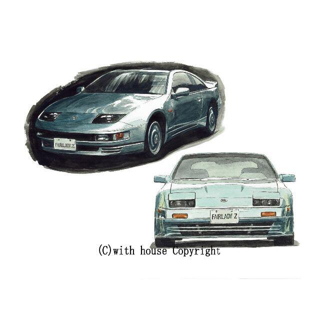 NC-784 Z32/300ZX Z31限定版画 直筆サイン額装●作家平右ヱ門