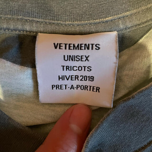 Balenciaga(バレンシアガ)のvetements ロングスリーブ メンズのトップス(Tシャツ/カットソー(七分/長袖))の商品写真