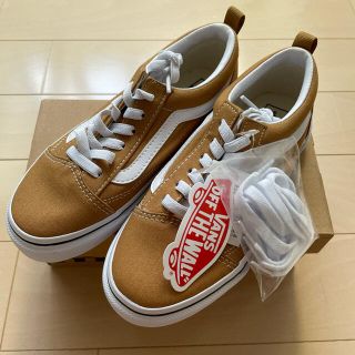 ヴァンズ(VANS)のVANSオールドスクールキッズ22cm シナモンカラー(スニーカー)