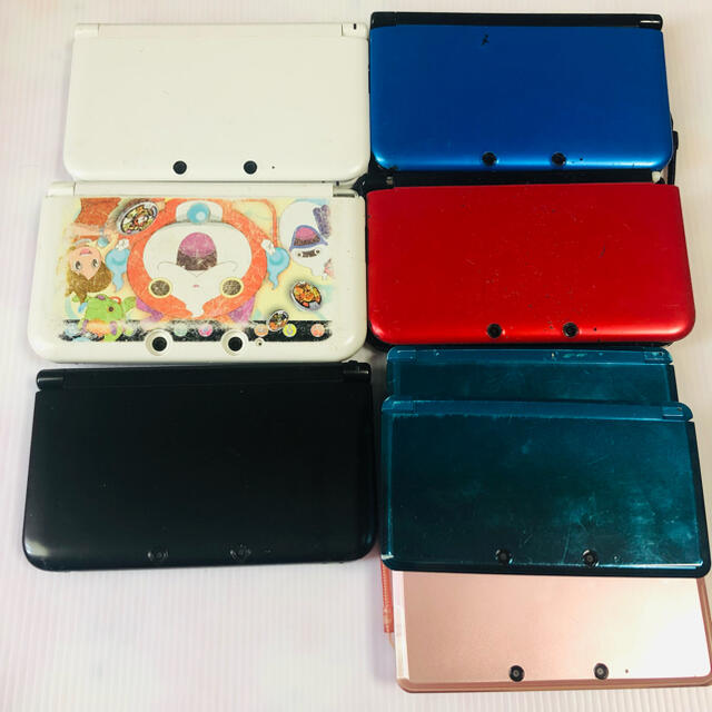 ニンテンドー3DS(ニンテンドー3DS)のNintendo 3DS 3DSLL ジャンク品　8台セット エンタメ/ホビーのゲームソフト/ゲーム機本体(携帯用ゲーム機本体)の商品写真