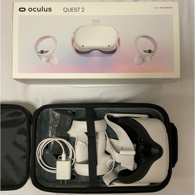 Oculus Quest 2 64GB キャリングケースセット エンタメ/ホビーのゲームソフト/ゲーム機本体(家庭用ゲーム機本体)の商品写真