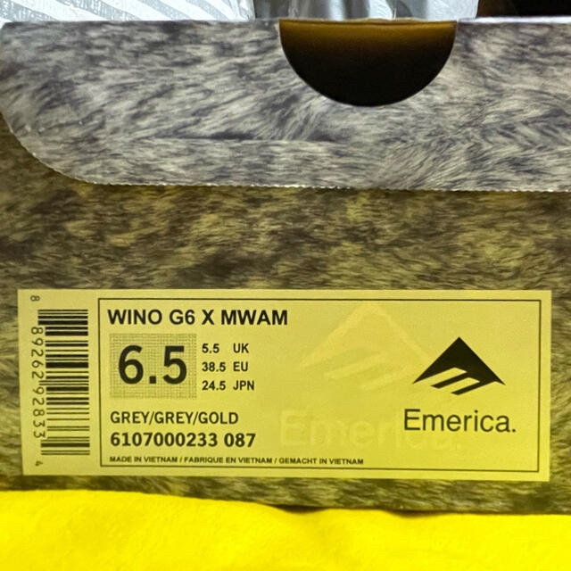 MAN WITH A MISSION(マンウィズアミッション)のMAN WITH A MISSION EMERICA コラボ 24.5cm エンタメ/ホビーのタレントグッズ(ミュージシャン)の商品写真