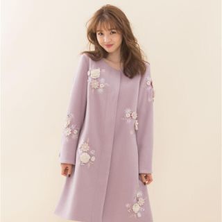 WILLSELECTION♡エアリークリーミー刺繍コート M | www.jarussi.com.br