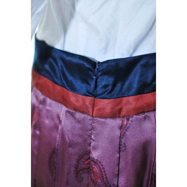 JaneMarple(ジェーンマープル)のジェーンマープル　プリントサテンスカート レディースのスカート(ひざ丈スカート)の商品写真