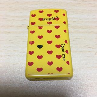 【限定品】ZIPPO XJAPAN 限定 hide イエローハート スリムタイプ(タバコグッズ)