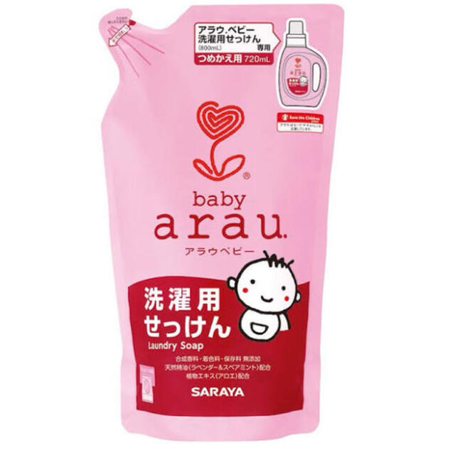 arau.(アラウ)の【アラウベビー・洗濯用せっけん詰め替え(720ml)】 キッズ/ベビー/マタニティの洗浄/衛生用品(おむつ/肌着用洗剤)の商品写真