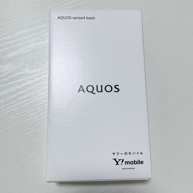 AQUOS(アクオス)のY!mobile SHARP AQUOS sense4 basic A003SH スマホ/家電/カメラのスマートフォン/携帯電話(スマートフォン本体)の商品写真