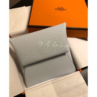 新品未使用】レアカラー HERMES バスティア ブルーブリュム×ブリック-