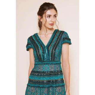 タダシショウジ(TADASHI SHOJI)の2020新品 2 Tadashi Shoji ドレス GC11032NT(ロングワンピース/マキシワンピース)